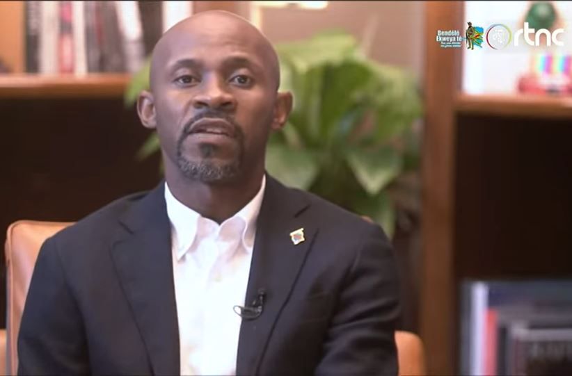 Le Ministre Muyaya face à la Presse à Rome