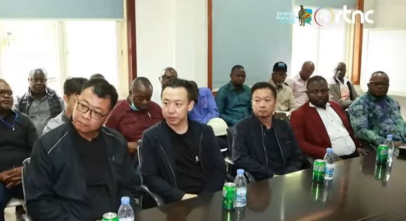 Le Ministre des Mines face à la Presse à la suite de sa tournée au Sud du pays